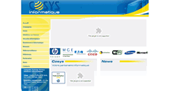 Desktop Screenshot of cosys-dz.com